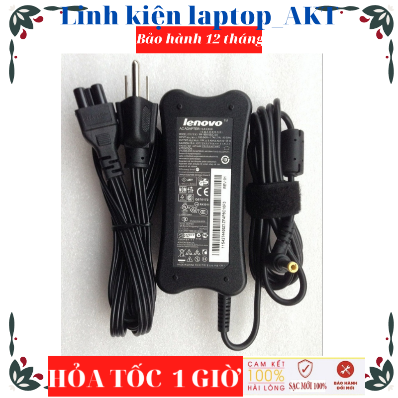 Sạc laptop lenovo 19v-3.42a-65w chân thường lenovo g460 g470 g480 g450 g550e ideapad g530 g550 g555 g560