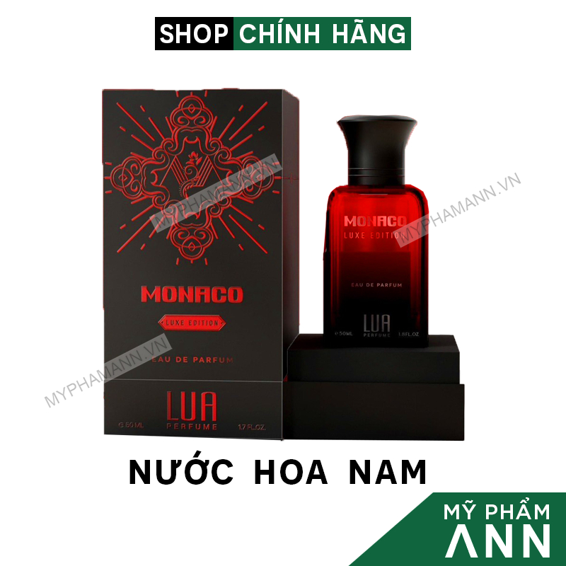 Nước hoa nam monaco luxe edition lua perfume 50ml - nước hoa nam chính hãng mùi hương nam tính lôi cuốn