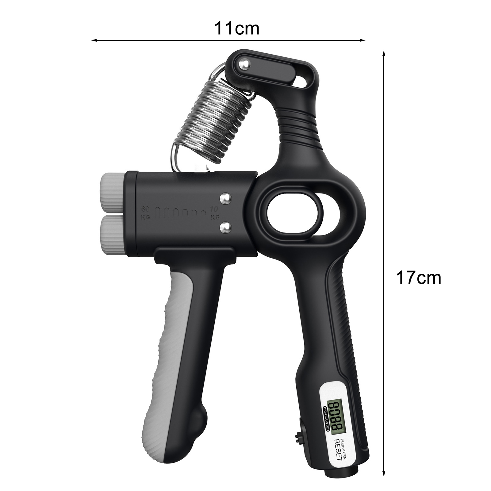 Hand Exerciser Wrist Strengthener Adjustable Grip Strength Trainer for Building Muscles and Improving Wrist Strength Non-slip Handle with Counting Feature Perfect