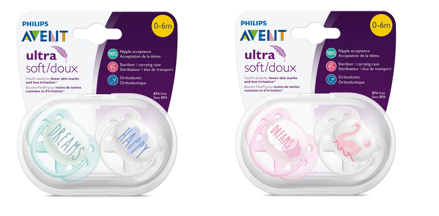 (Nhập Mỹ) Ti ngậm ti giả Philips AVENT 0-6 tháng