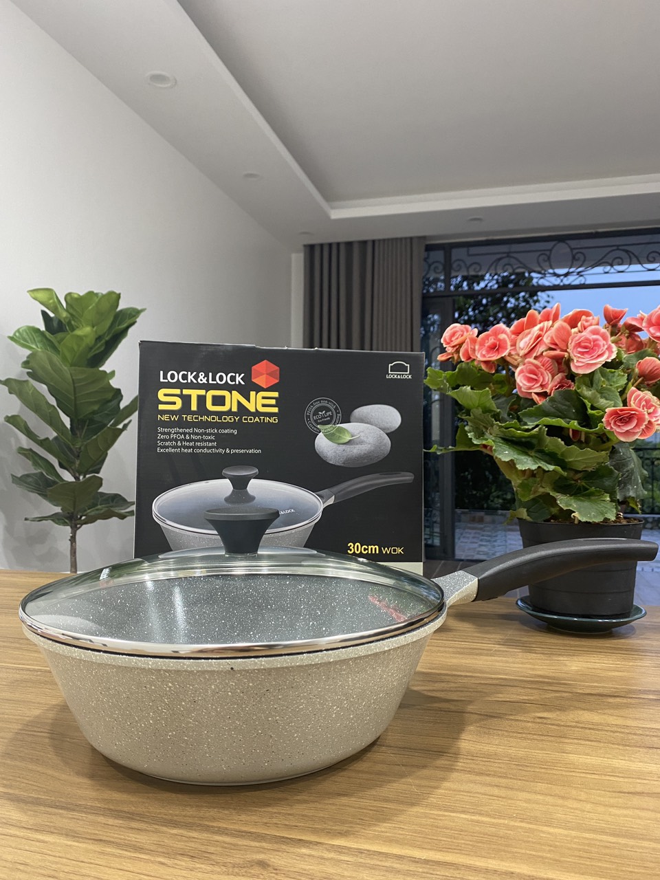Chảo Sâu Lòng COOKP PLUS STONE LocknnLock LCA6305D (30cm)