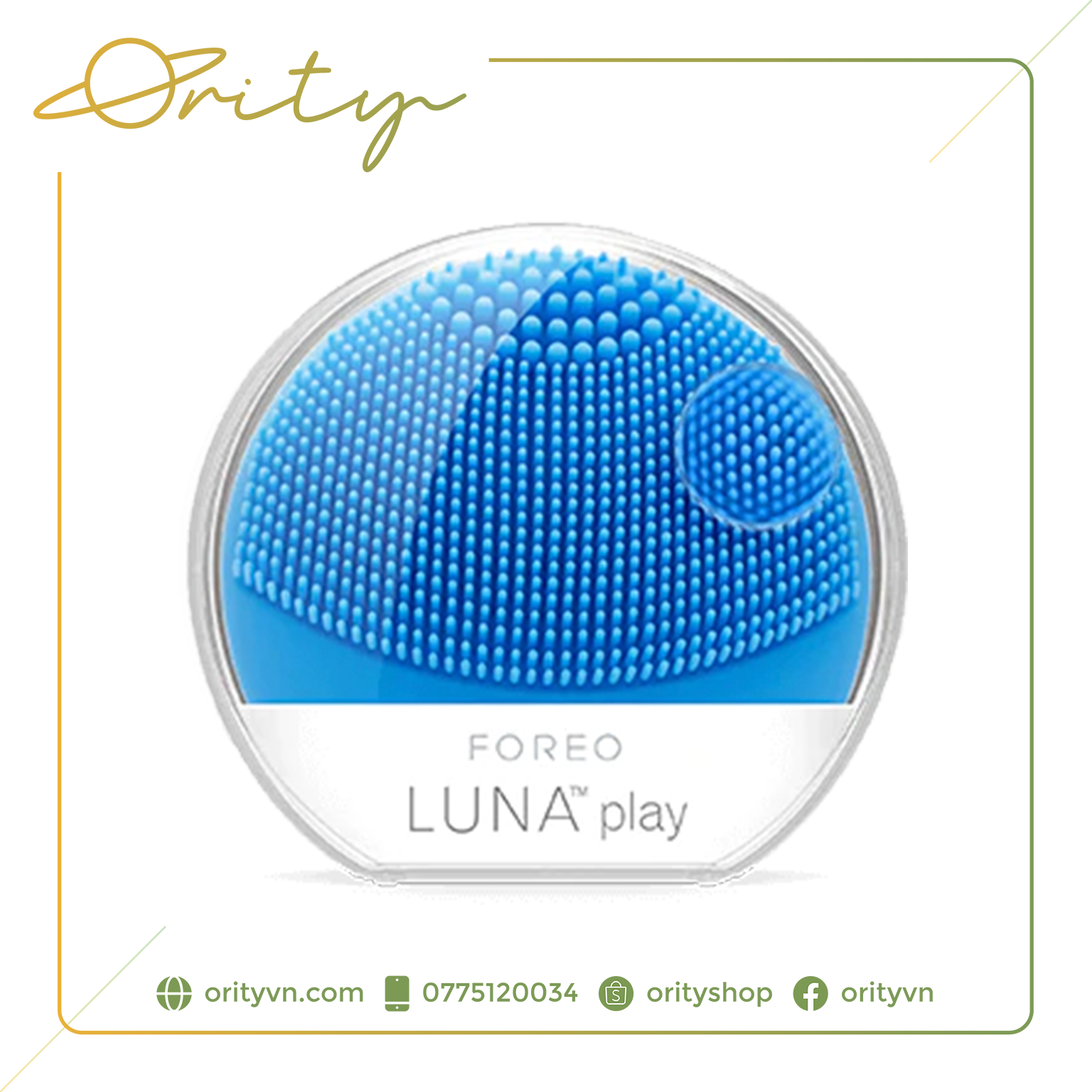 [Chính Hãng] Máy rửa mặt mini FOREO Luna Play - Dùng 100 lần
