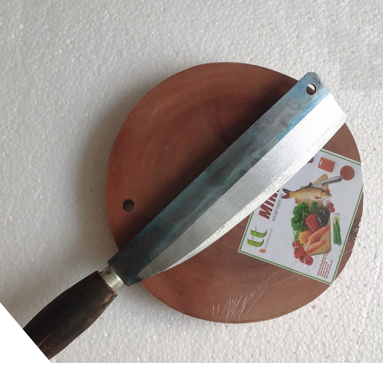 Bộ Dao Nhà Bếp Cán Gỗ Cao Cấp - Dao Làng Rèn Đa Sỹ Siêu Bén