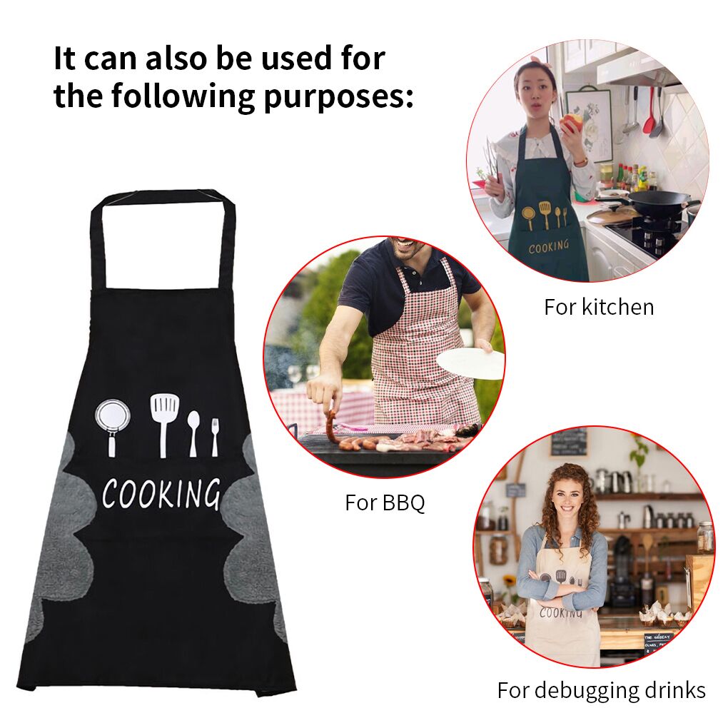 Tạp Dề Chống Thấm Nước Họa Tiết Cooking