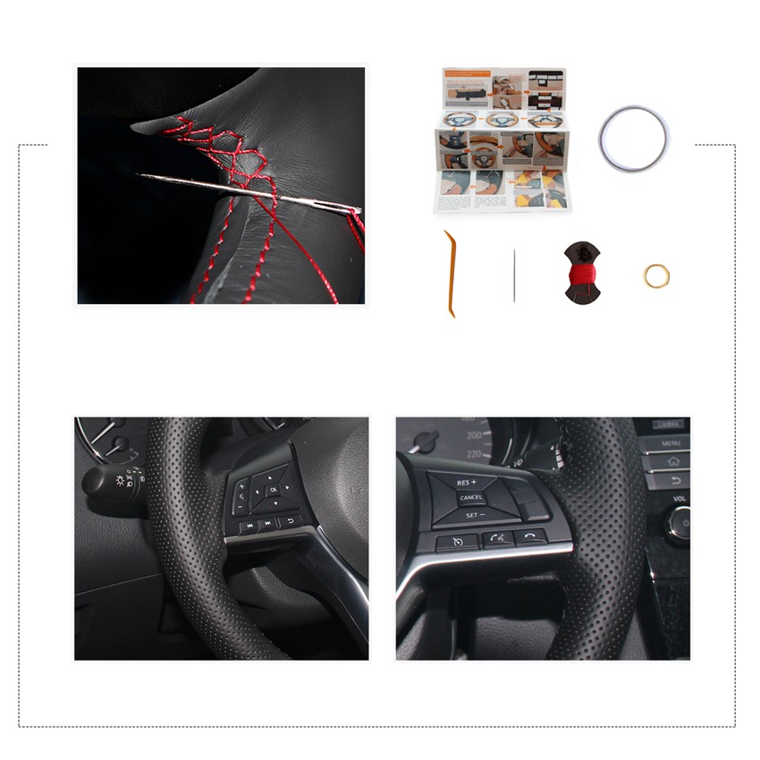 Bọc vô lăng xe Nissan Almera 2022