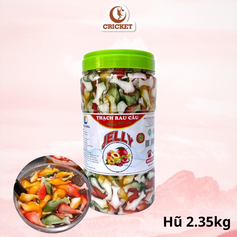 Thạch Rau Câu 3D Trái Cây Đại Long 2.5kg
