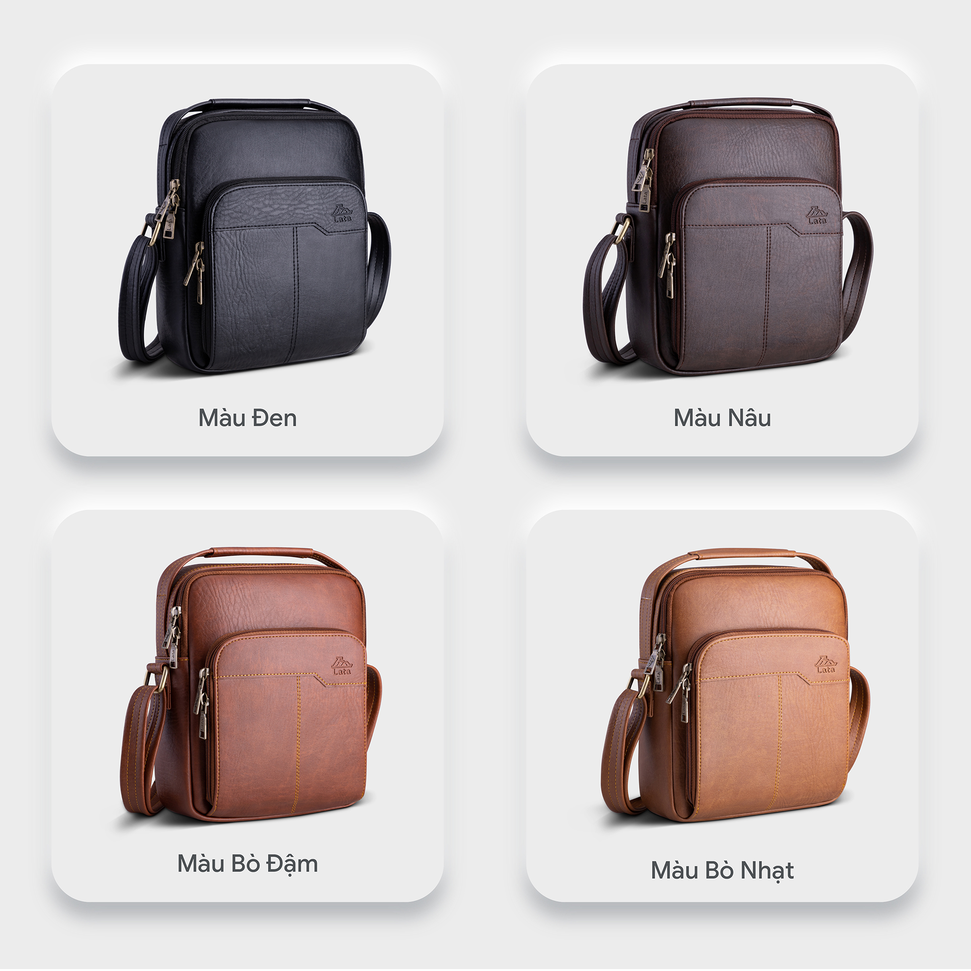 Lata Bag (Men's Office Fashion - Leather Crossbody Bag Tn22)