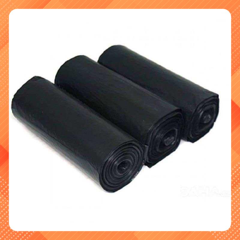 Túi Nilon Bóng Đen Dạng Cuộn Đựng Rác Tự Phân Huỷ(3 cuộn/túi)