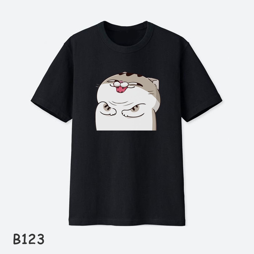 Áo Thun Basic Cotton Tee | Áo Thun Mèo Ami Bụng Bự (Mẫu 120-129)