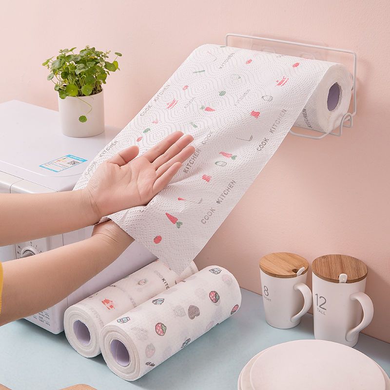 Roll paper wipe kitchen multi-purpose more sheets white super toughness washable được-giấy kitchen wipe-paper serviette