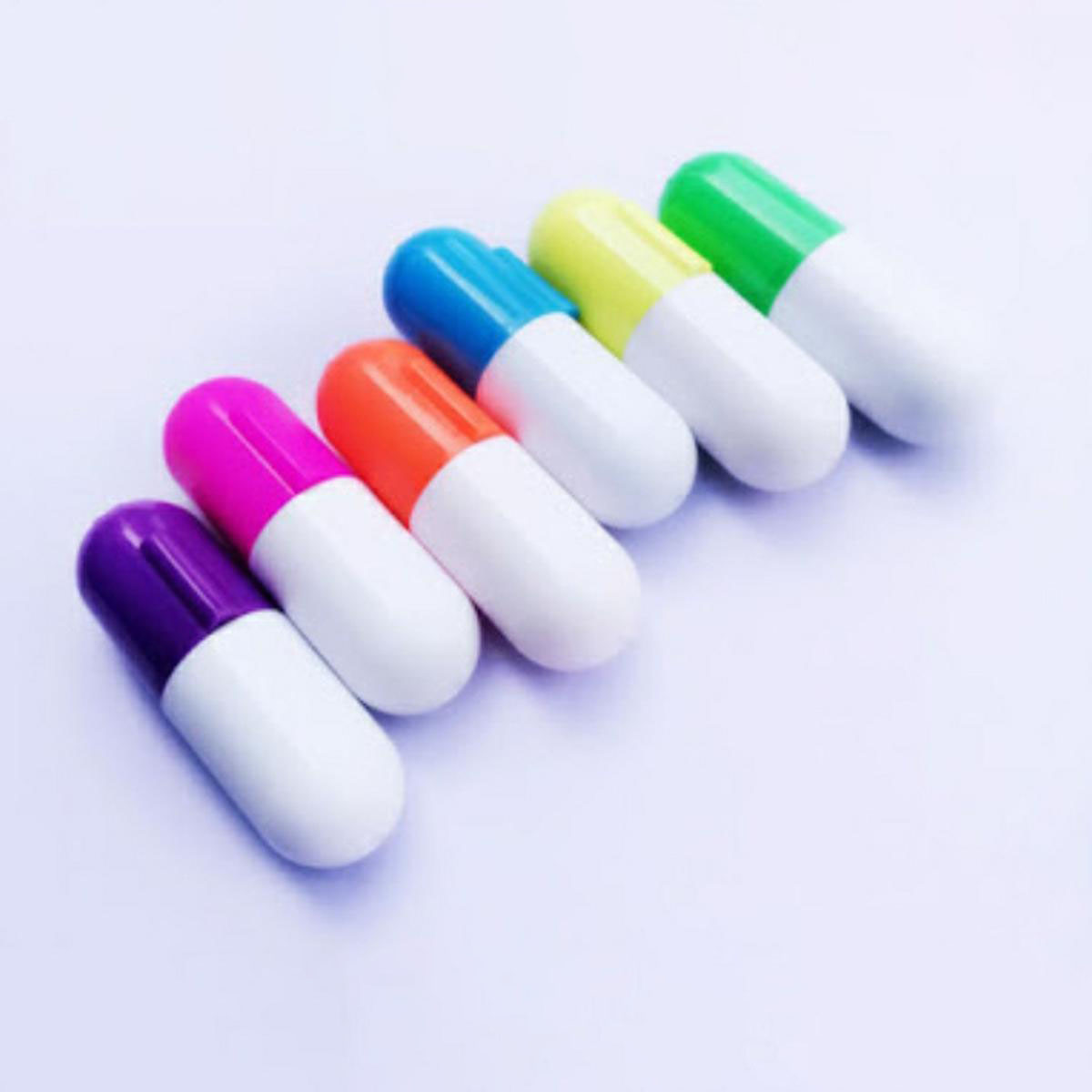 Capsule Pen - 6 Pieces
