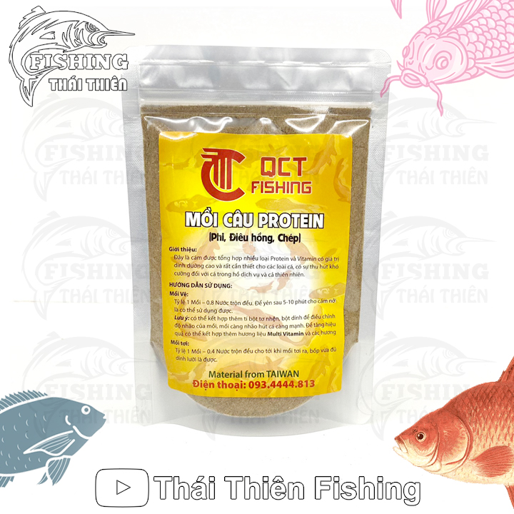 Mồi Câu Cá Protein, Chuyên Chép, Rô Phi, Điêu Hồng