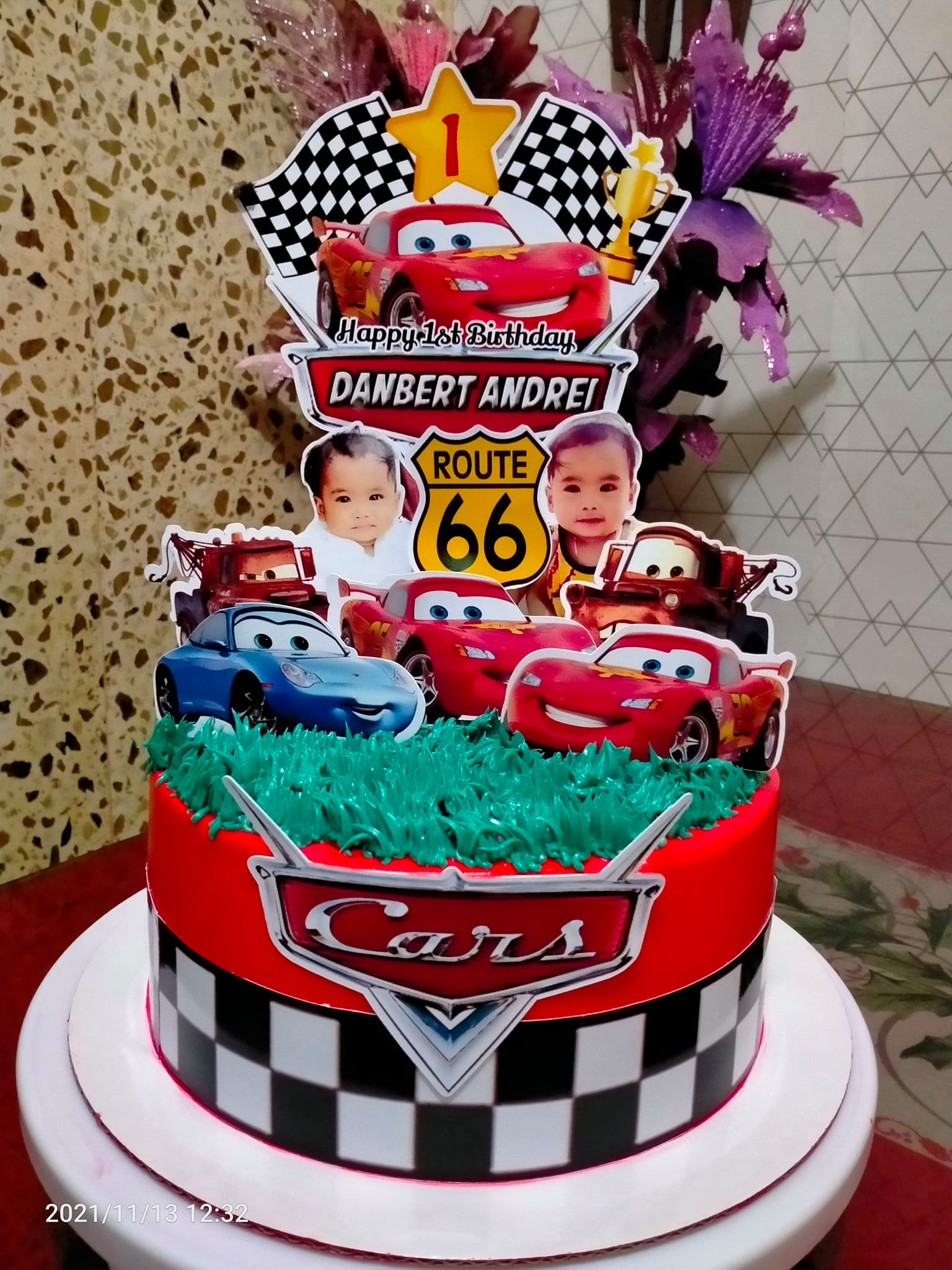 Car Theme Birthday Cake for Kids