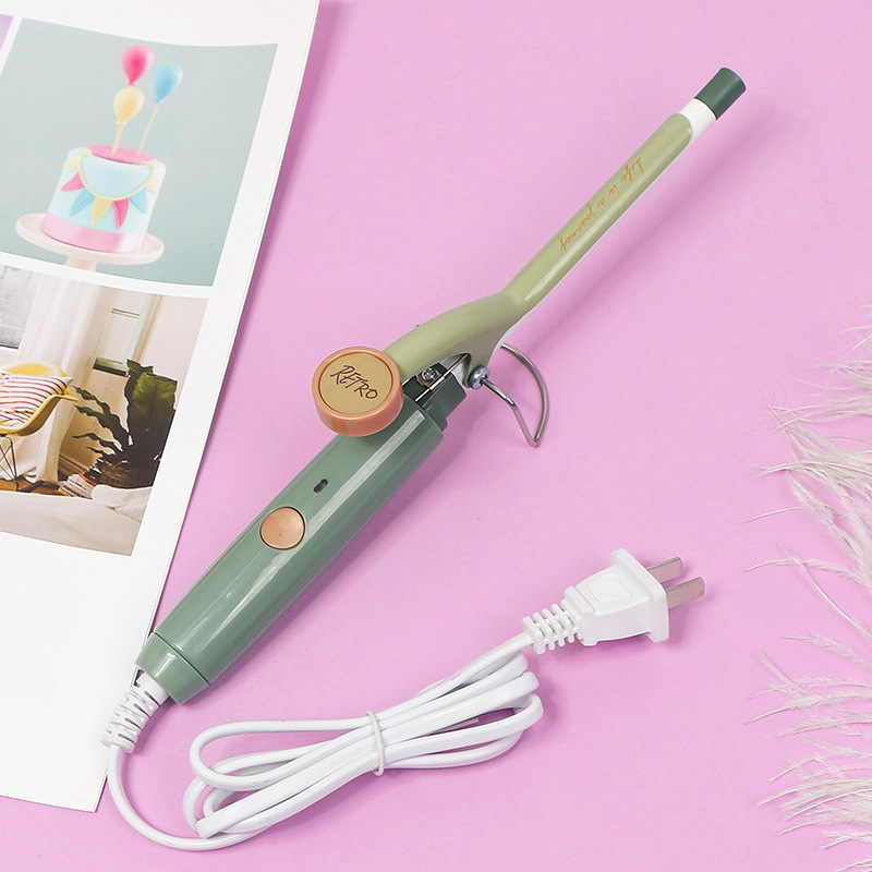 Máy uốn tóc xoăn xoay tự động retro - máy làm xoăn mini, tạo kiểu tóc xoăn đẹp theo ý thích không làm hại cho tóc, giữ nếp tóc lâu - máy uốn tóc mini
