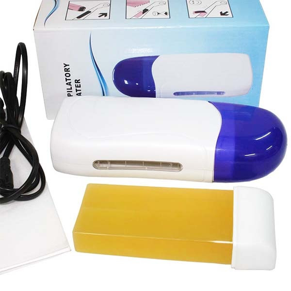 Máy wax lông kèm sáp và 100 tờ giấy nhám