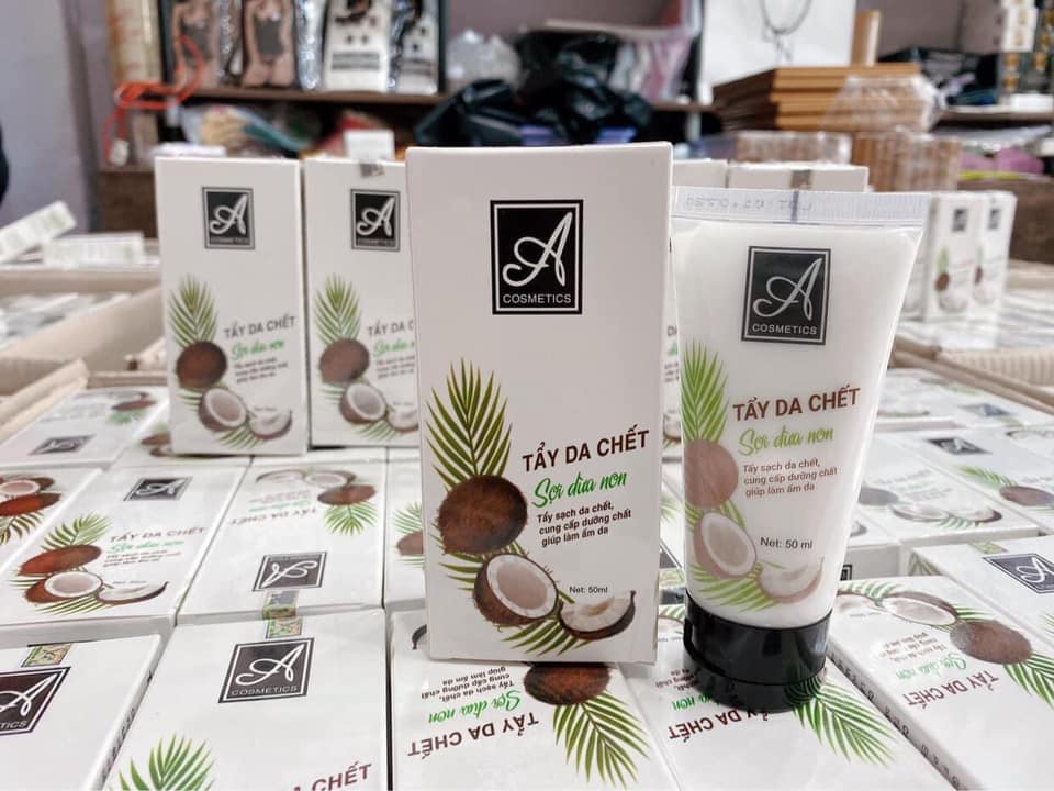 [ Chính hãng ] Tẩy Tế Bào Chết Sợi Dừa Non A Cosmetics