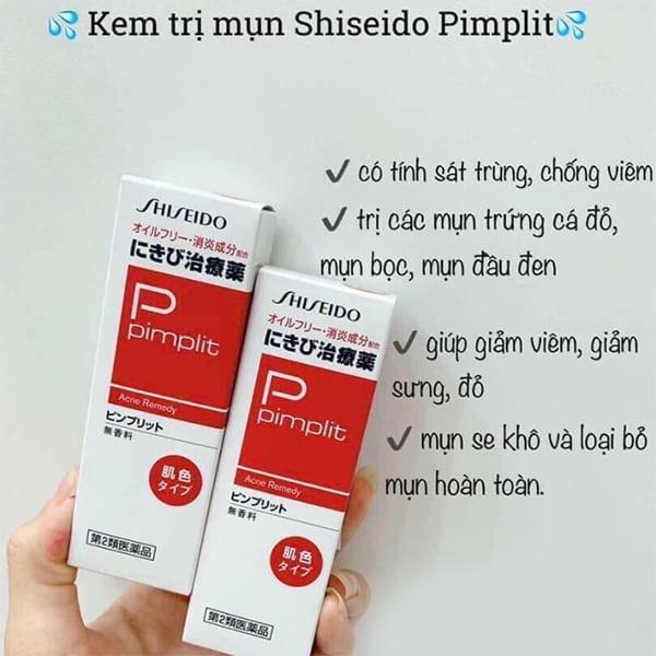 Kem Chấm Mụn Shiseido Pimplit Nhật Bản - Tuýp 18g