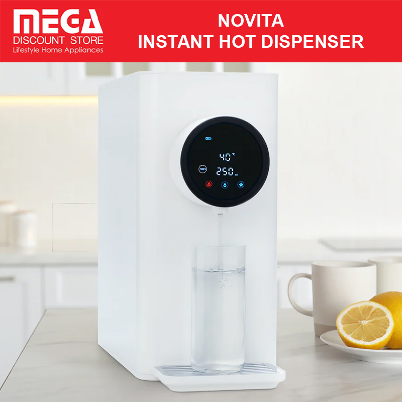 NOVITA W12 INSTANT HOT WATER DISPENSER | 4.6L Water Tank | 25/40