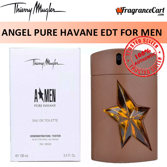 Thierry Mugler A*Men Pure Havane EDT for Men (100ml Tester) Eau de Toilette  Angel * Star Havana Brown [Brand New 100% Authentic Perfume/Fragrance] |  Lazada Singapore