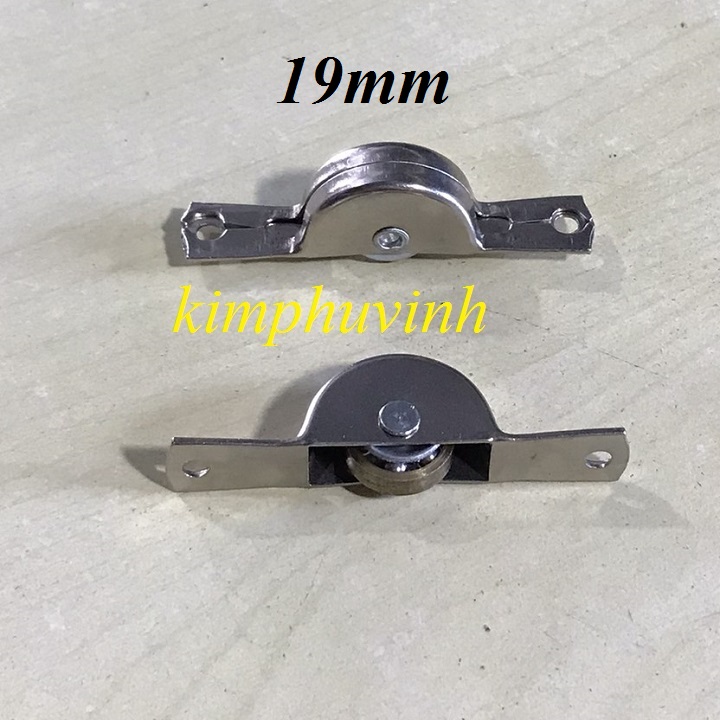 02 cái - bánh xe cửa lùa - bánh xe trượt cửa tủ - con lăn trượt cửa lùa