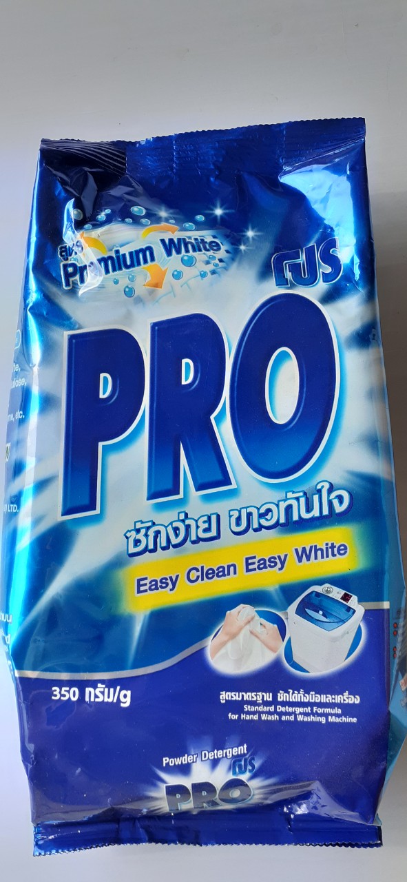 Combo 3 bịch bột giặt Pro Thái 350gram giặt cực sạch