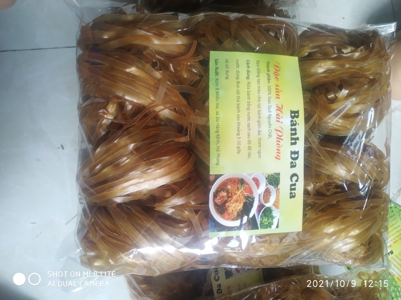 Bánh đa cua hải phòng loại đặc biệt (1kg)