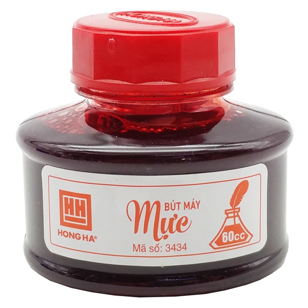 Mực bút máy Hồng Hà/ Mực bơm ( Tím, Xanh, Đen, Đỏ)