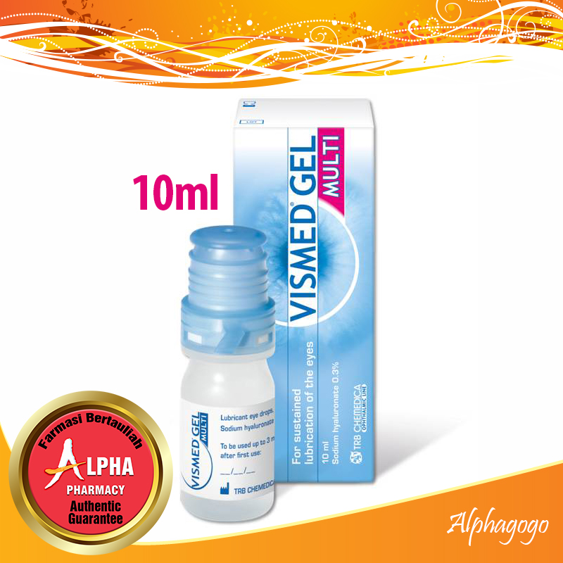 VISMED MULTI EYE DROPS 10ML / VISMED GEL MULTI LUBRICANT EYE DROPS 10ML