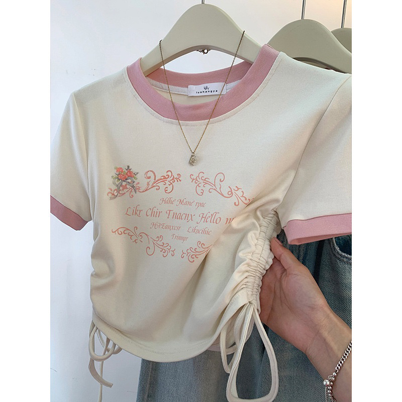 Áo croptop nữ , áo croptop chữ lik chir