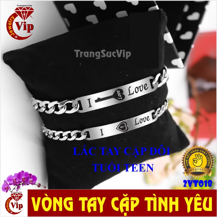 [HCM]LẮC CẶP INOX Chữ CK VK
