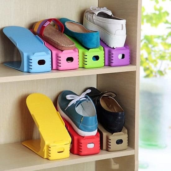 Combo 10 Giá để giầy dép thông minh(màu ngẫu nhiên)