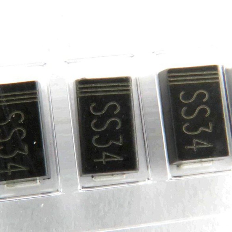 20pcs sk34 ss34 3a/40v smb do-214aa smd schottky diodes
