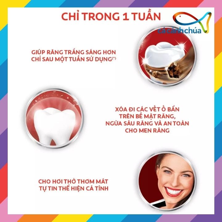 Combo 2 kem đánh răng Colgate Optic White Plus Shine làm trắng răng & sáng răng 100g