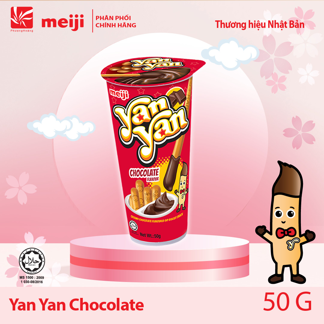 [ BÁNH QUE CHẤM MEIJI ] YanYan 50g / 6 vị