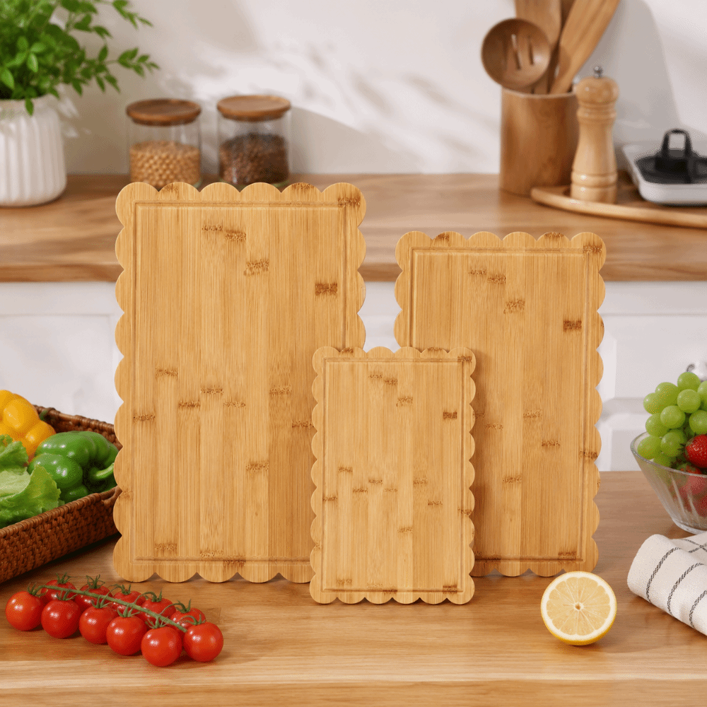Practical Anti-Bacterial Wood Cutting Board Non-sticky Rectangular Steak Plate Odor-Free Durable Kitchen Chopping Block Daily Cooking