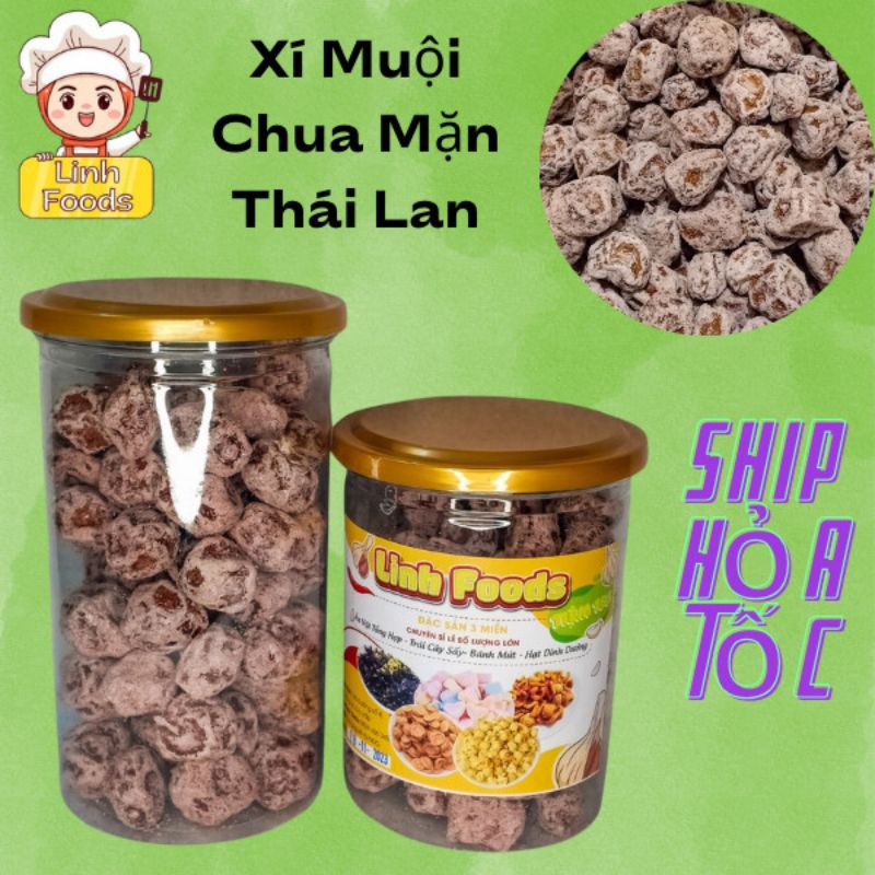 Xí Muội Mặn thá¡ Lan Có Hạt - Ô Mai Chua Mặn