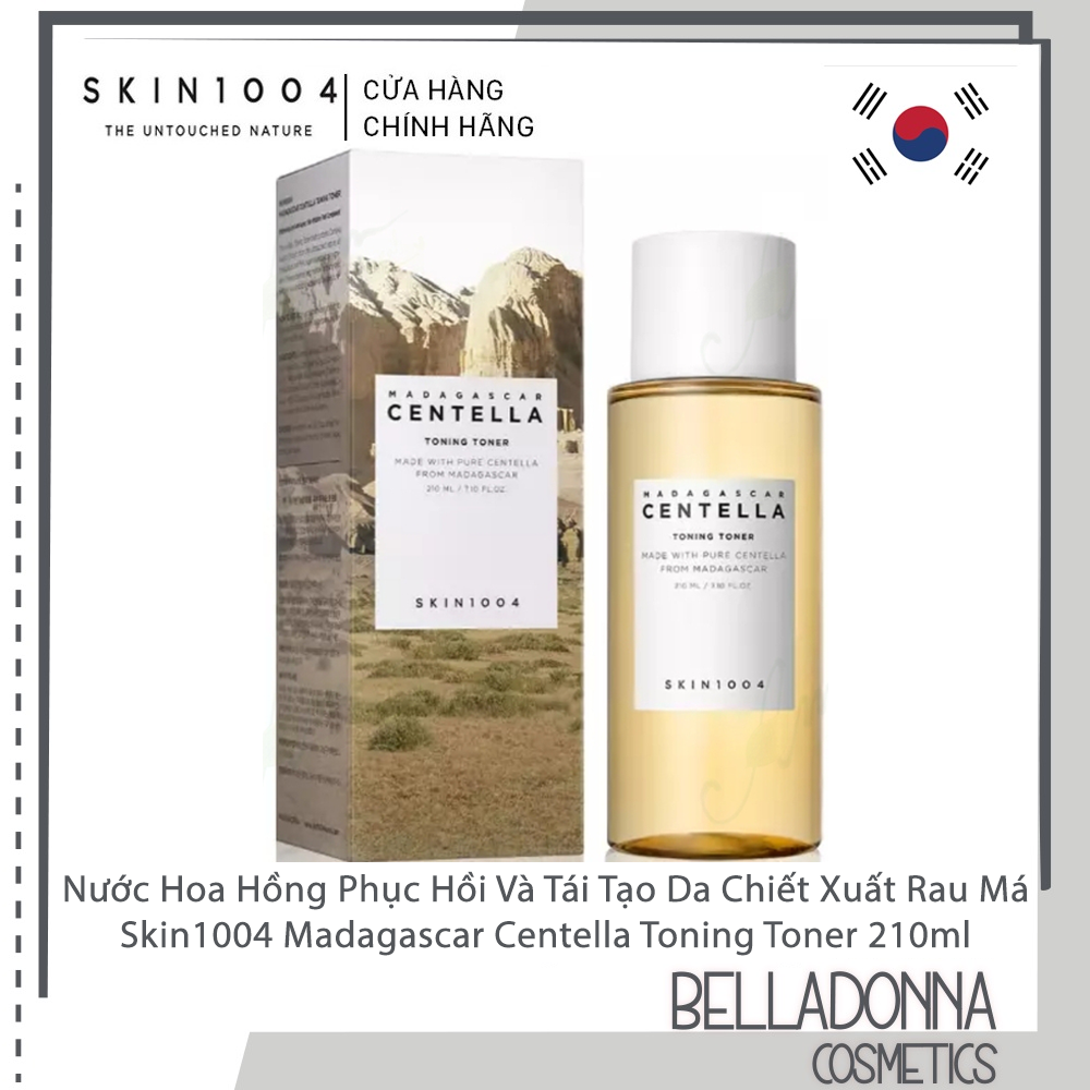 [30ml-210ml-400ml] Nước Hoa Hồng Giúp Phục Hồi Và Tái Tạo Da Từ Rau Má Skin1004 Madagascar Centella Toning Toner