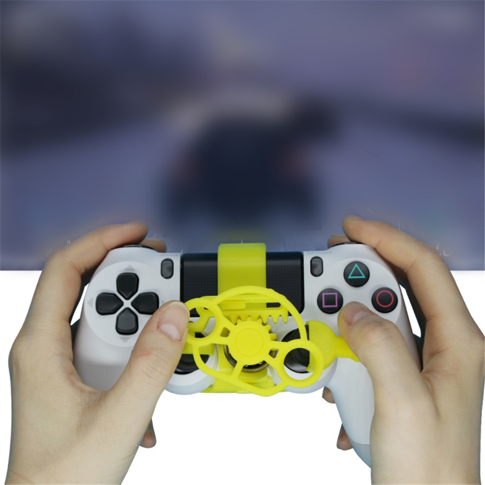 Cho PS4 Điều Khiển Trò Chơi Đua Xe Mini Chỉ Đạo 3D In Ấn Bánh Xe Phụ Trợ Điều Khiển Bộ điều khiển trò chơi Giả Lập Gamepad