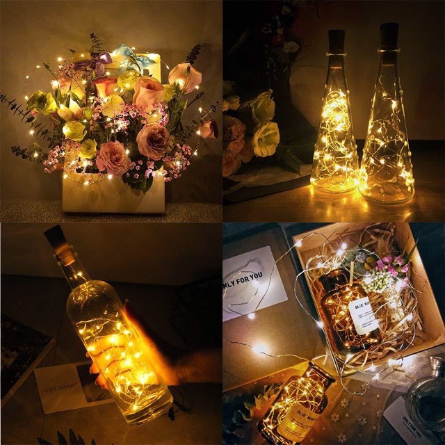 ĐÈN LED TRANG TRI,dài 2met, có sẵn pin