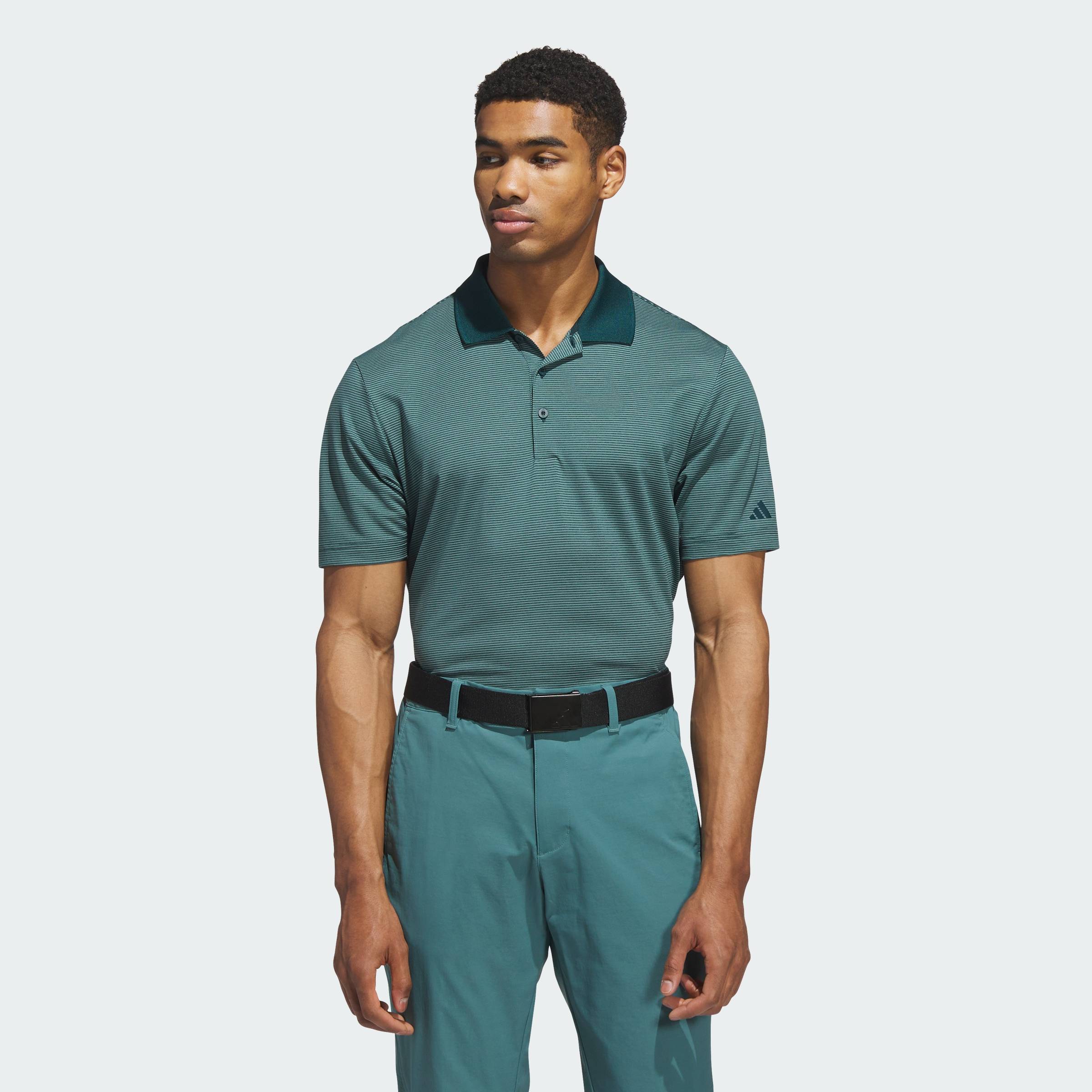 adidas Golf Ottoman Polo Shirt Men Green JW8845 | Lazada Singapore