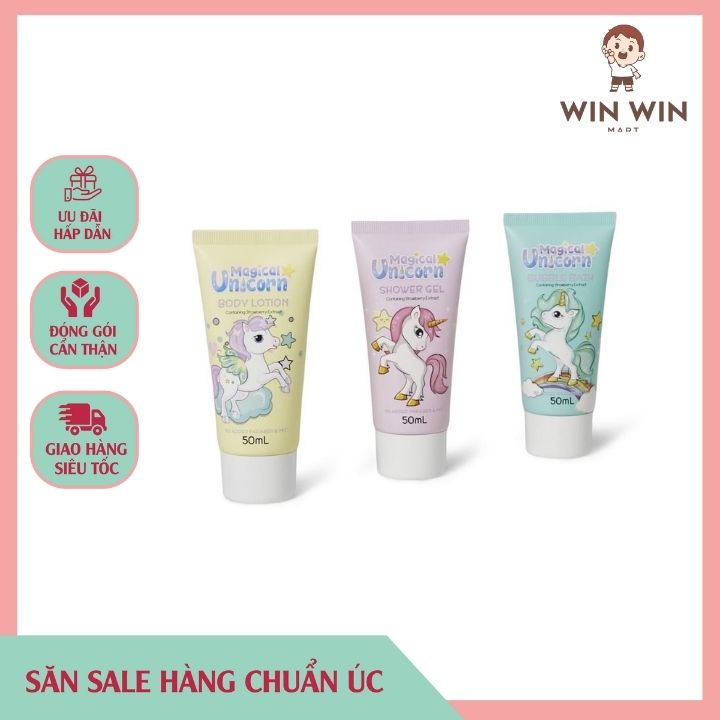 Sữa Tắm Cho Bé Gái 𝐌𝐚𝐠𝐢𝐜𝐚𝐥 𝐔𝐧𝐢𝐜𝐨𝐫𝐧 𝐁𝐚𝐭𝐡 𝐖𝐚𝐬𝐡 𝐆𝐢𝐟𝐭 𝐒𝐞𝐭