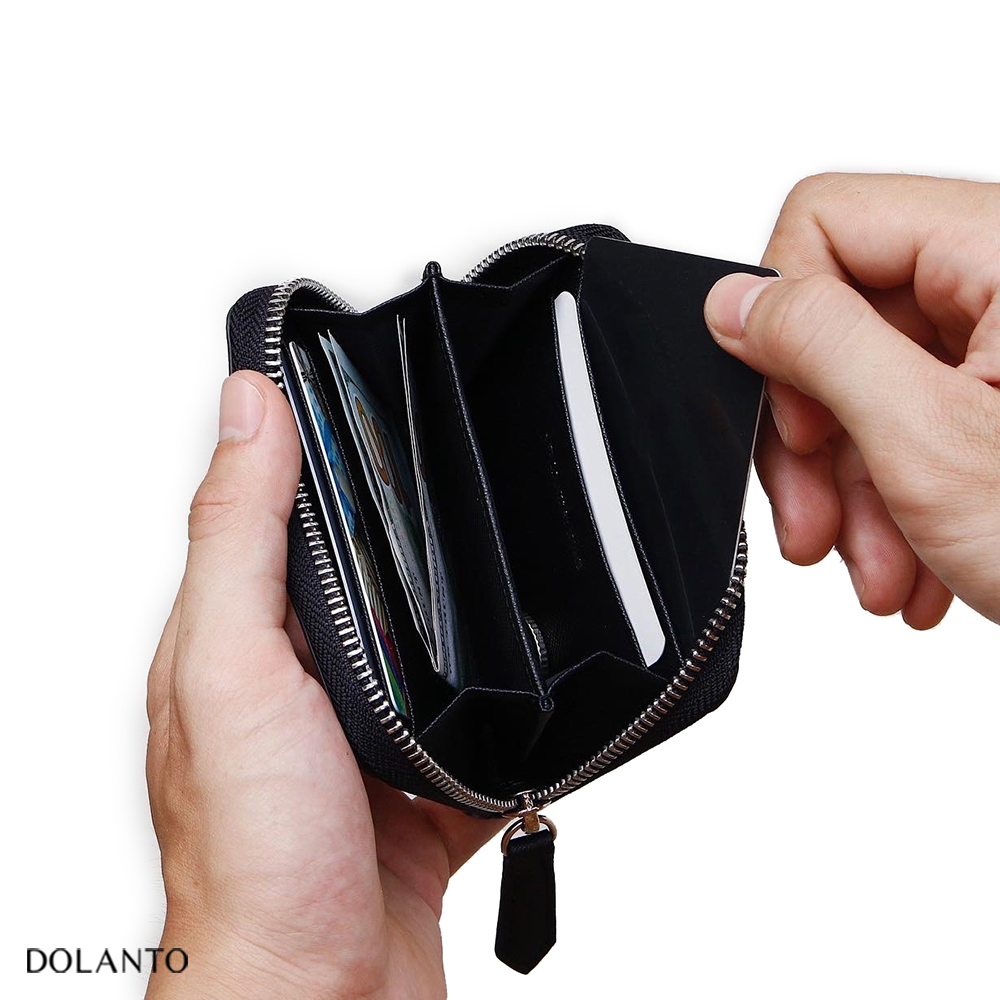 Ví DOLANTO BRAND® Zip Saffiano Wallet
