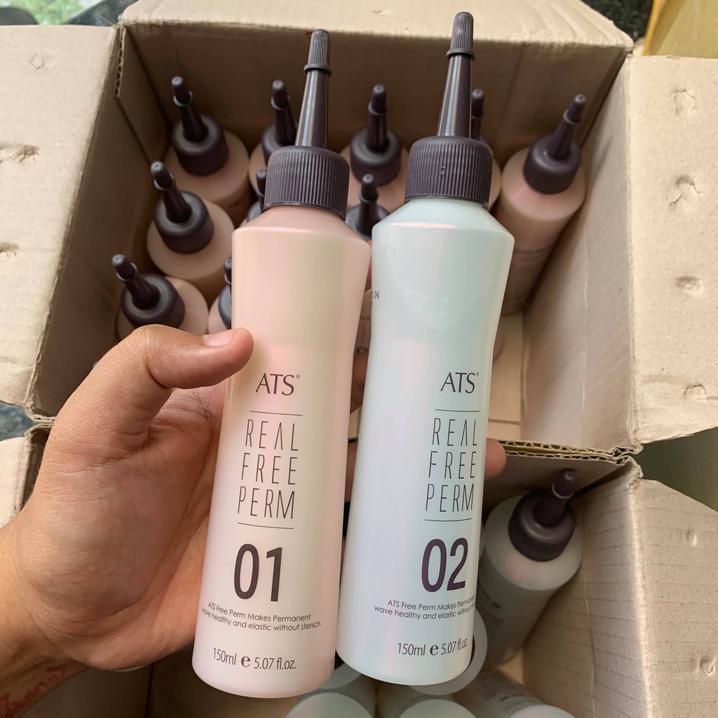 Thuôc uốn lạnh, uốn nguội ATS REAL FREE PERM 150mlx2(2023)
