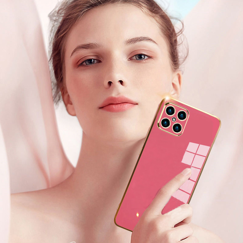 เคสโทรศัพท์ใหม่สำหรับ Huawei Honor X8,เคสมือถือแฟชั่นขอบตรงเคสนิ่มเคส ...