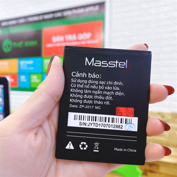[ ẢNH THẬT ] Pin Masstel Star550 như hình