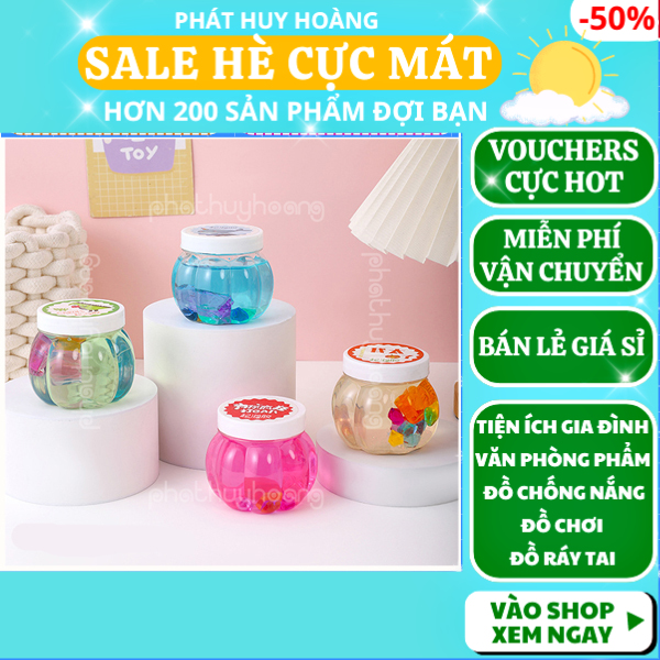 [12 hủ slime chỉ 35k] 1 hộp 12 hủ chất nhờn ma quái Slime ✓Vui nhộn ✓Giá rẻ ✓Chất nhờn má quái ✓Phát huy Hoàng