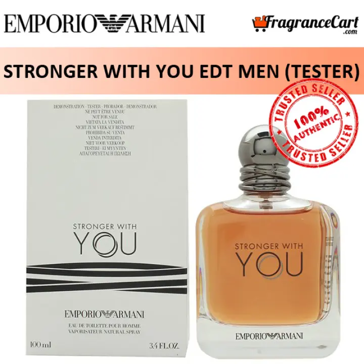 stronger with you armani tester