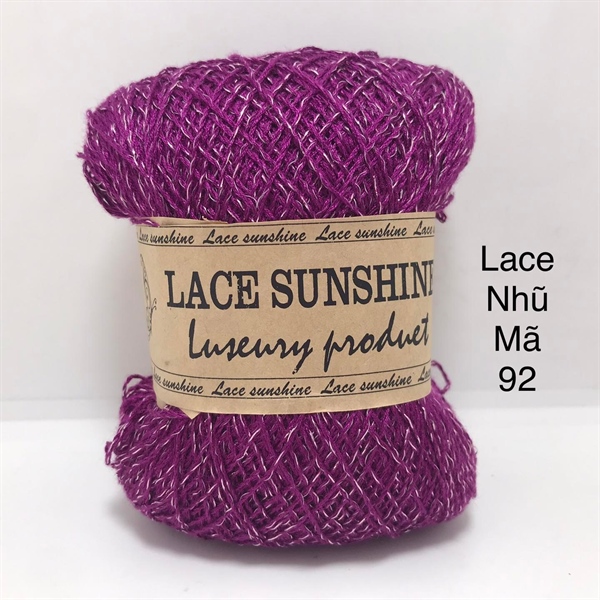 Sợi lace shushine nhũ -bảng màu 2