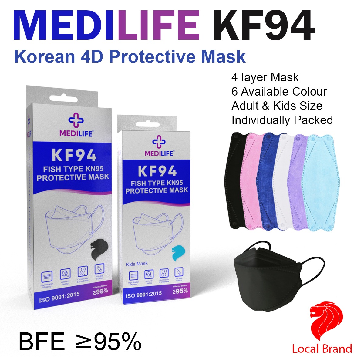 kf94 4 layer mask