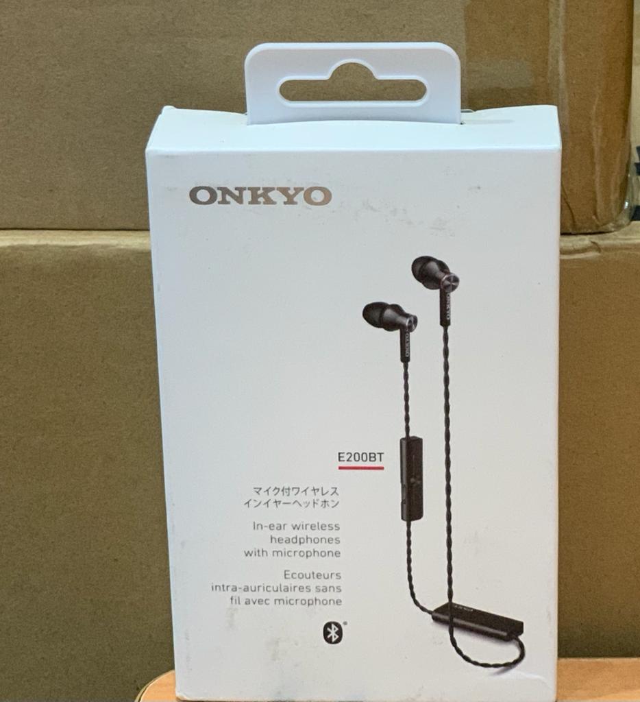 Onkyo Ergonomic in-ear Wireless Headphone E200BT Lazada Singapore